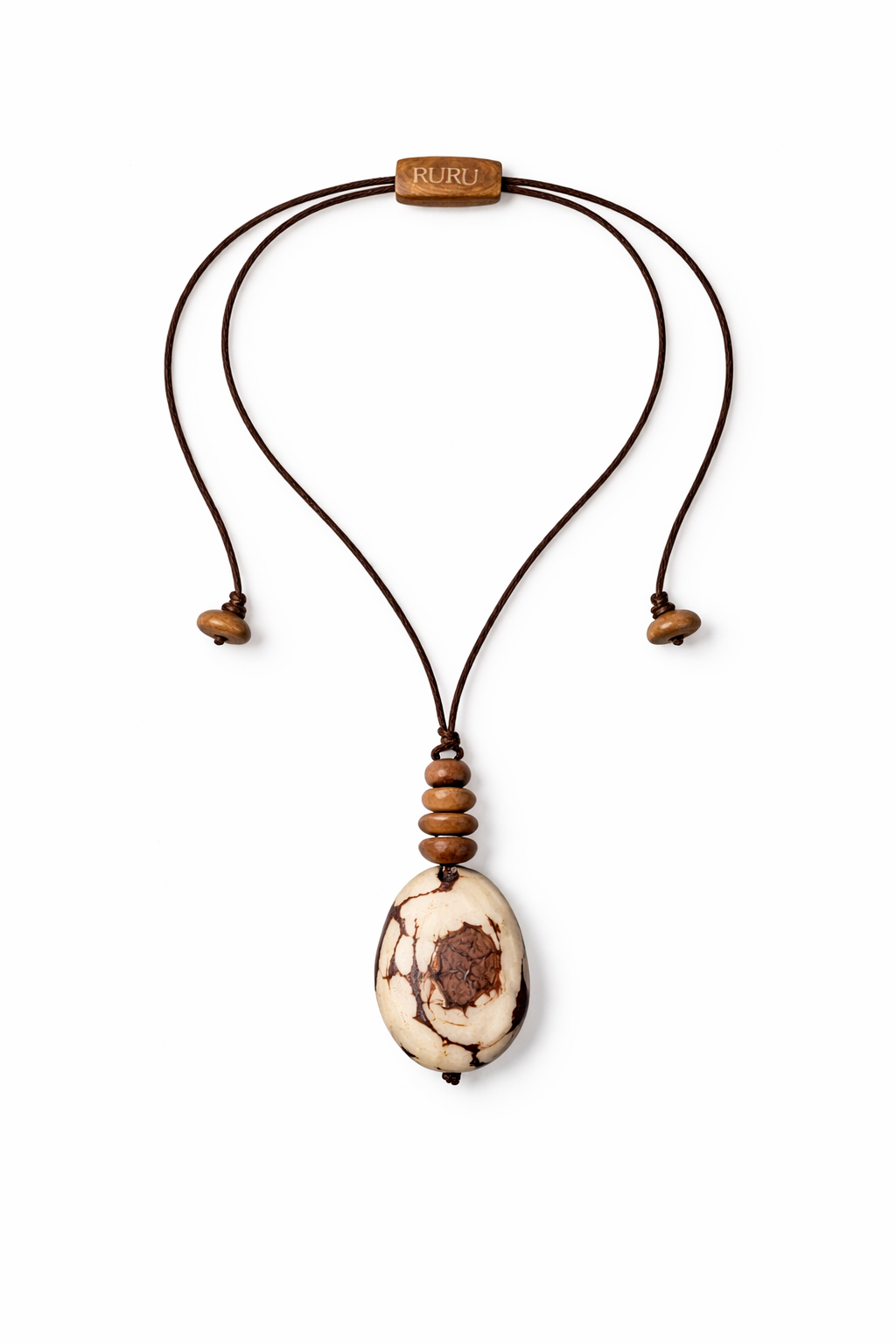 Esencia Brown Pendant Necklace