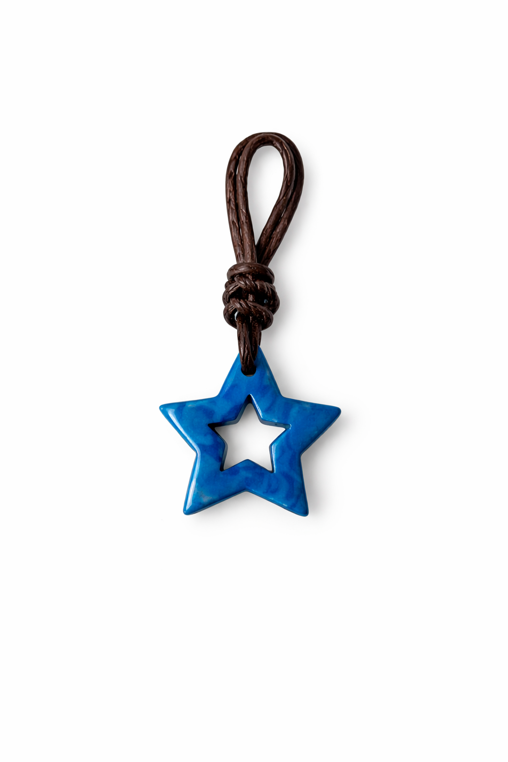 Blue Star Pendant – Tagua