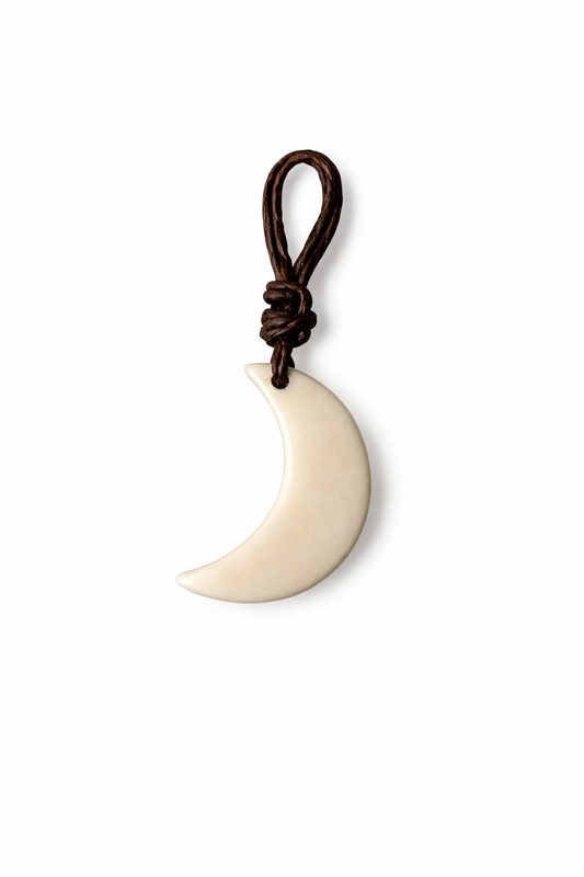 White Moon Pendant – Tagua