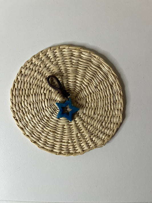 Blue Star Pendant – Tagua