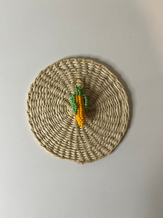 Mi Ruru - Ocher Corn Pendant