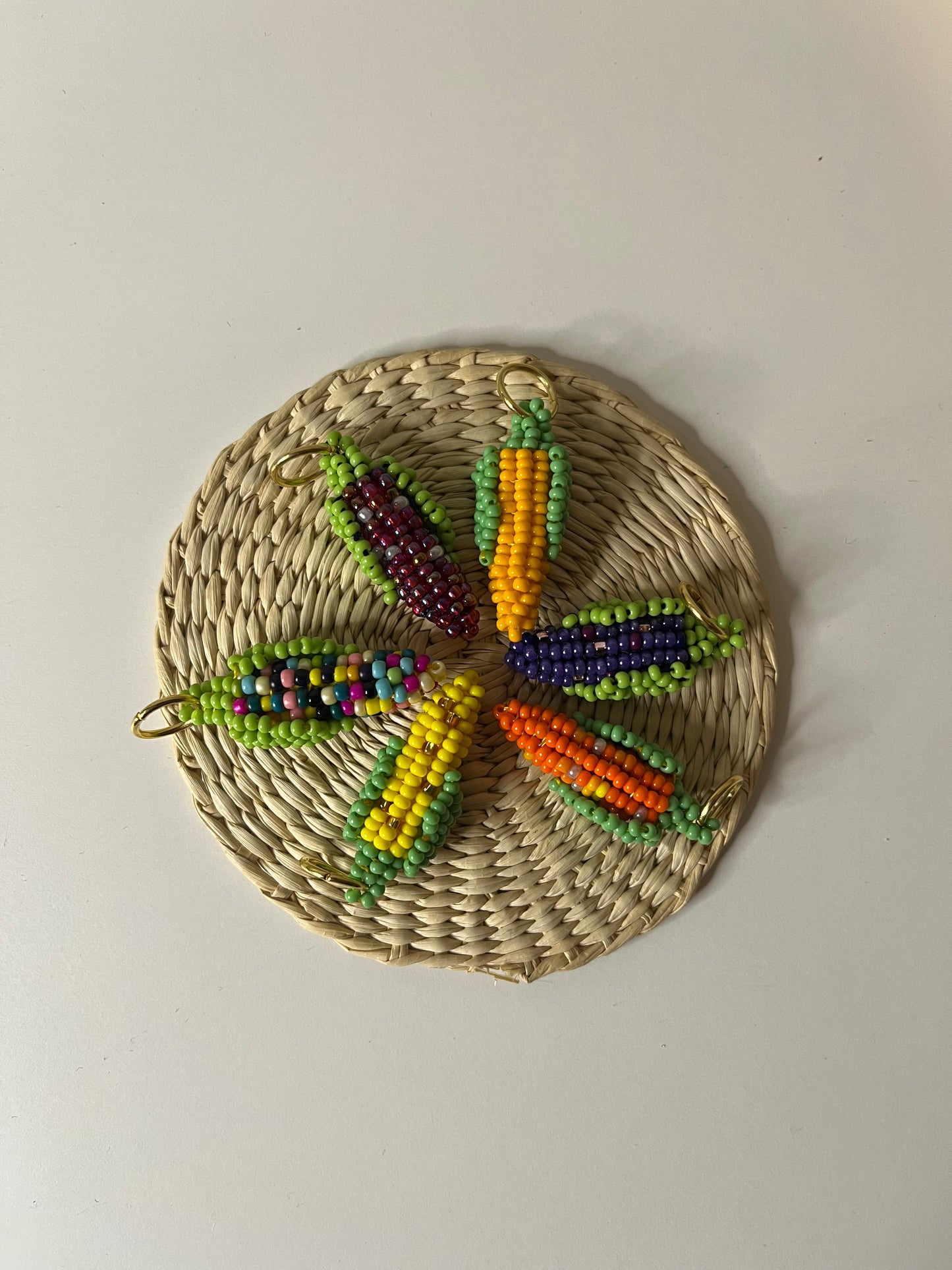 Mi Ruru - Glass Gem Corn Pendant