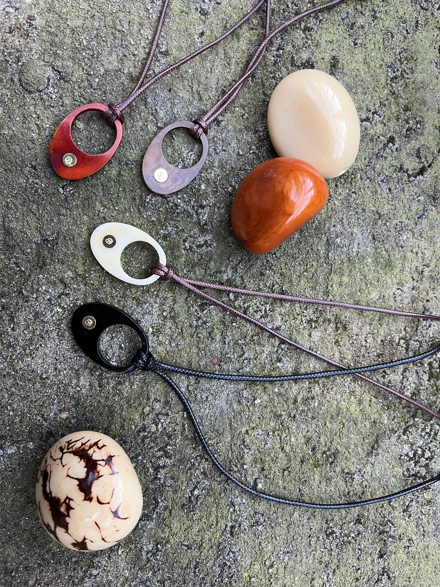 Black Amulet Necklace