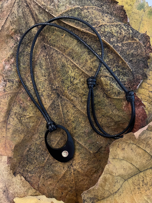 Black Amulet Necklace