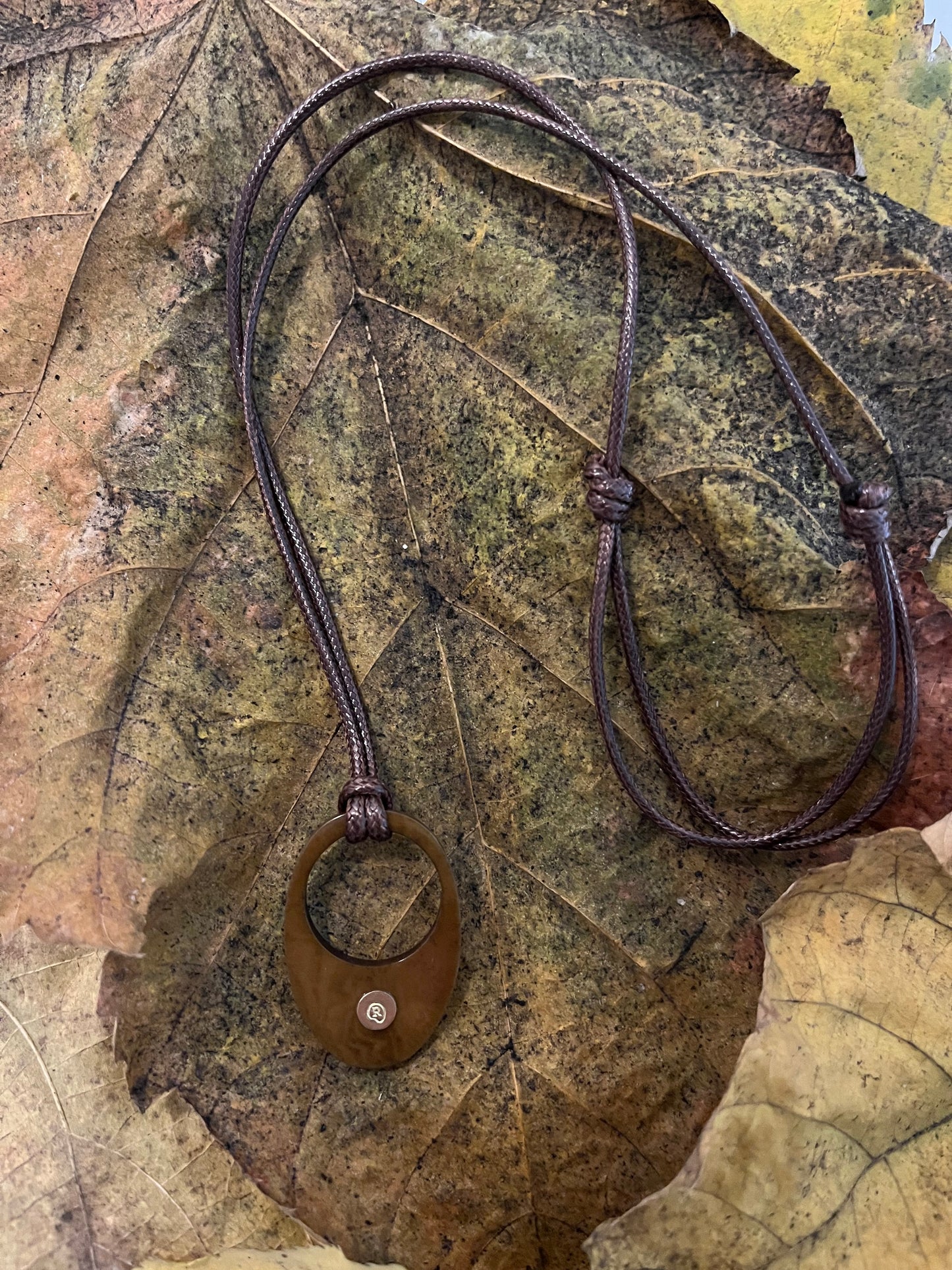 Brown Amulet Necklace