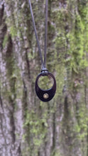 Load and play video in Gallery viewer, Black Amulet Necklace
