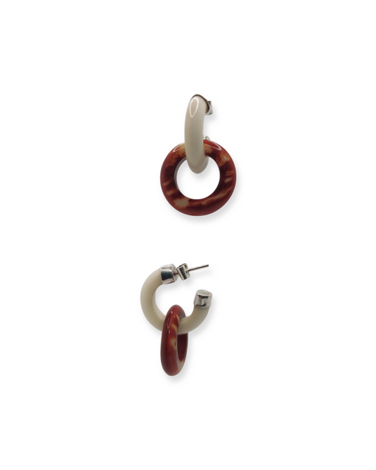 Raíces Marbled Terracotta Earrings