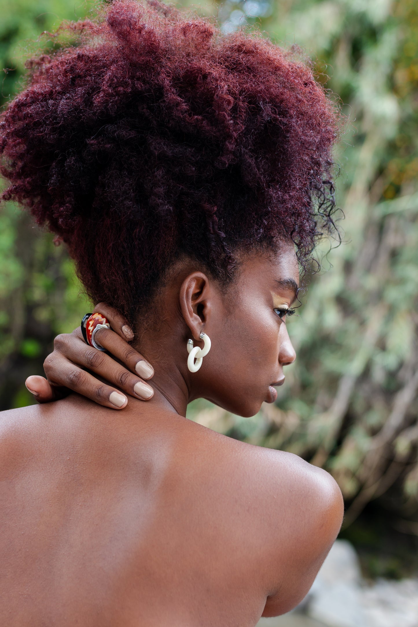 Raíces Marbled Terracotta Ring